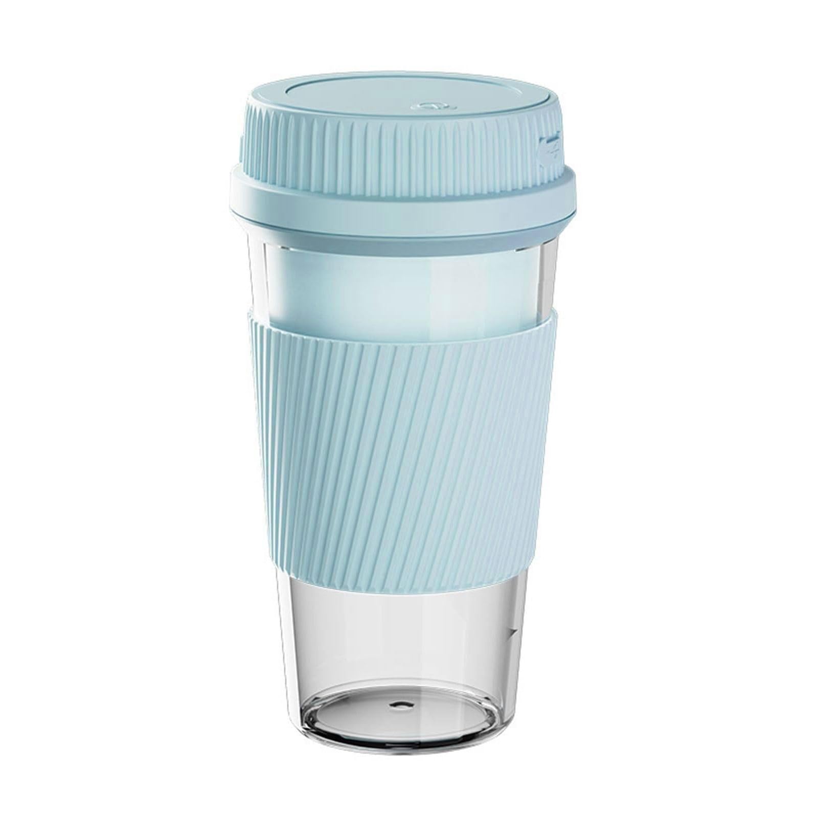 Senza fili Frullatore portatile in plastica, 10 lame, leggero, dimensioni personali, ricaricabile tramite USB, for frullati, frullati e succhi di ghiaccio alta efficienza(Blauw)