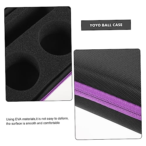 PRETYZOOM Eva Yoyo Suporte De Armazenamento Bolsa De Armazenamento De Yoyo Portátil Bolsa De Armazen