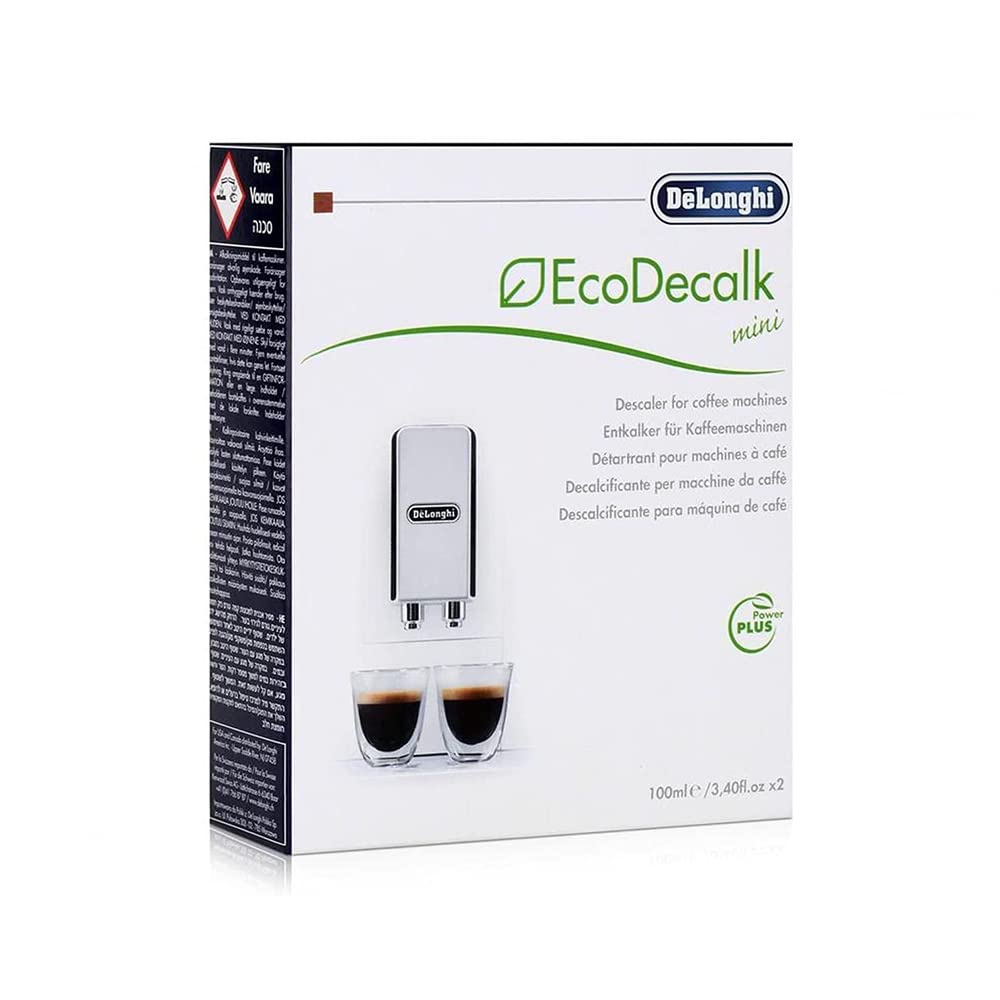 Descalcificadores para Cafetera De'Longhi Ecodecalk Mini 1 caja con 2 unidades de 100ml (1 caja)
