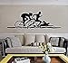 Pegatinas De Pared/Triatlón Deportes Papel Pintado Natación Correr Bicicleta Transferencia Vinilo Pegatinas De Pared Arte Decorativo Pegatinas 45X135Cm