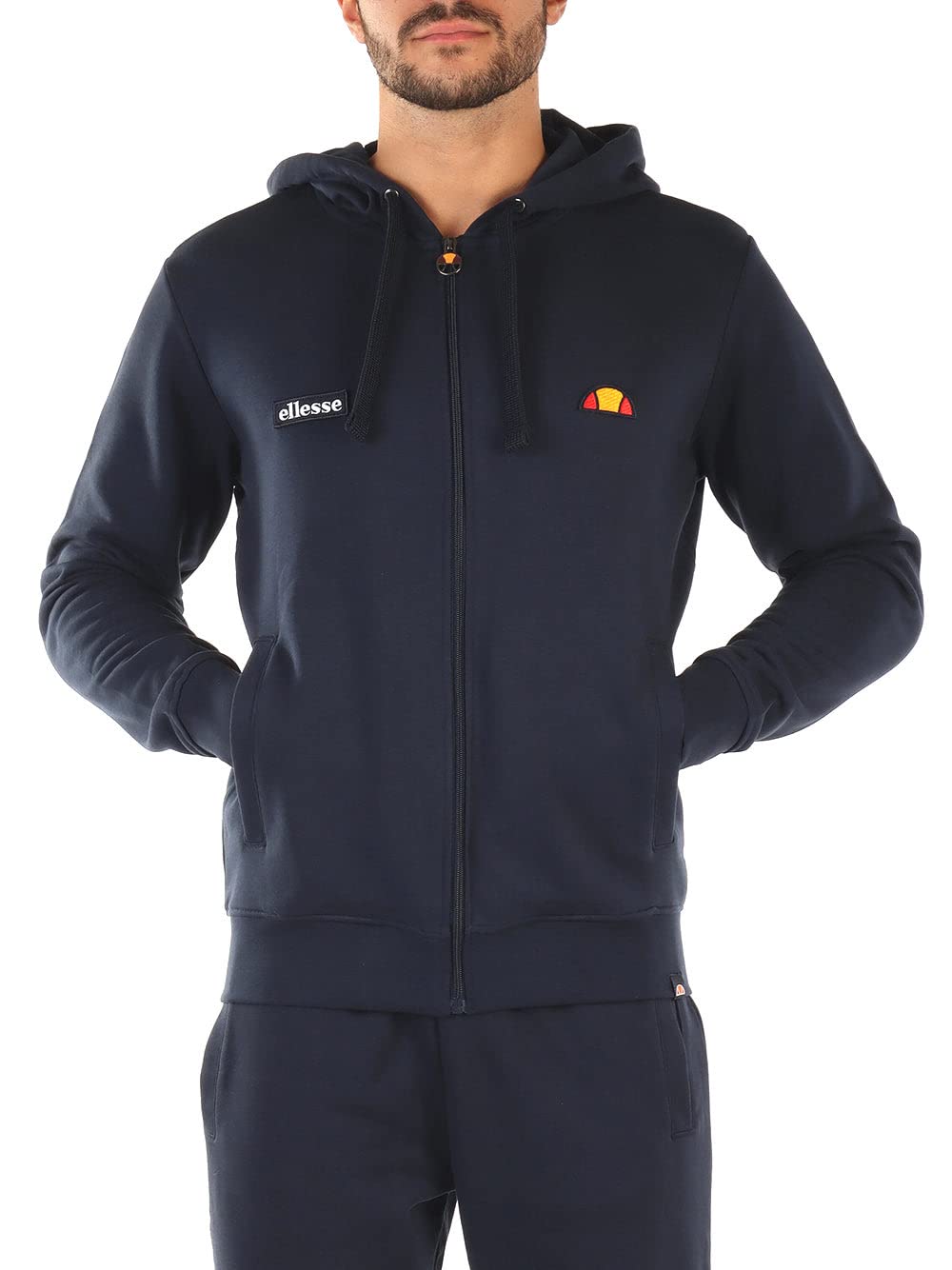 Ellesse Sweatshirt, Sudadera para hombre con cremallera y capucha EHM252W22