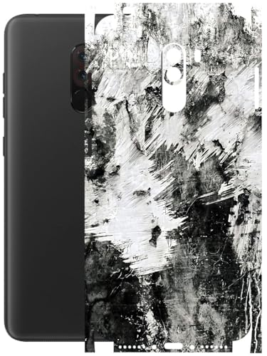 Image of AtOdds - Full Body Back Screen Guard Protector Film - Lamination Wrap Skin Sticker Compatible with Poco F1 | Scratchproof Matte Finish (Messed)