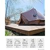 Heavy Duty Deck Anchors con Mosquetones, Paquete de 10, Negro miniatura 7