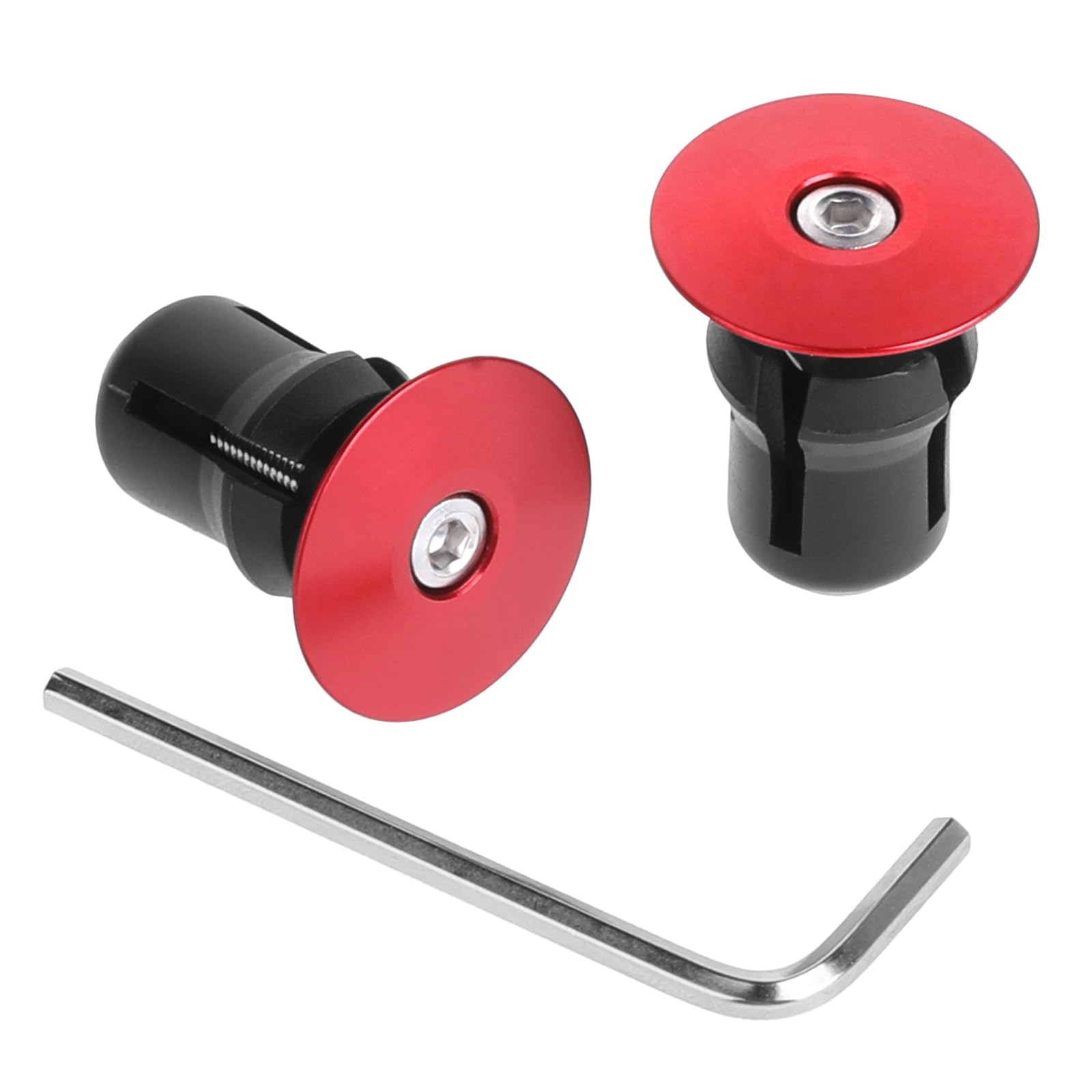 New 1 Pcs LED Bicycle Bike Light Handlebar End Caps Handlebars 3 Modes Plugs Blinker Warning