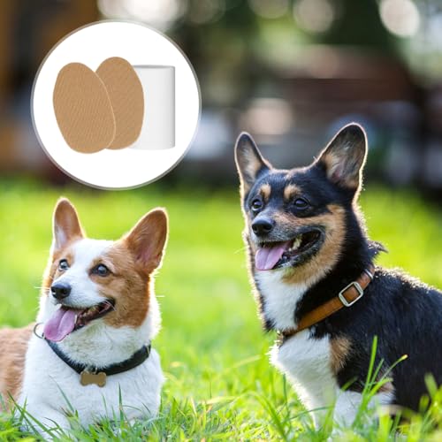 Image of POPETPOP Dog Ear Posting Kit 1 Pair Puppy Ear Supports for Stand up Correction Tool Suitable for Small Dogs Like Doberman Corgi Chihuahua