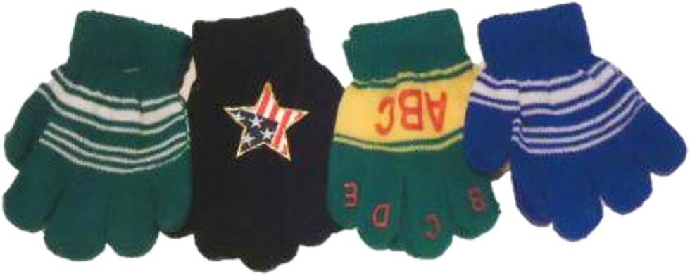 Set of Four Pairs Magic Gloves for Infants and Toddlers Ages 1-4 Years