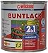 Produktbild Wilckens 2in1 Buntlack glänzend, RAL 9005 tiefschwarz, 375 ml 10490500030