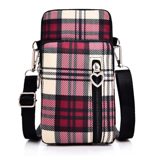Image of JANKS Small Crossbody Bag for Women - Mini Phone Purses with Crossbody Strap and Wallet - Nylon Arm Bag
