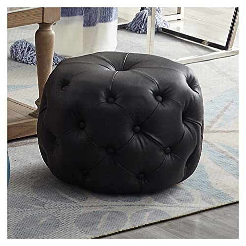 Tabouret de vestiaire en cuir idéal comme siège de table d'appoint - 2