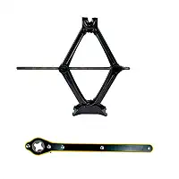 Macaco Tipo Sanfona Universal 2000kg com Chave – Ideal para Carros de Passeio, Força e segurança