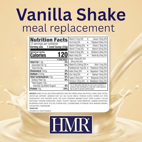Image of HMR 120 Chocolate & Vanilla Meal Replacement Shake Mix, 2 Pack