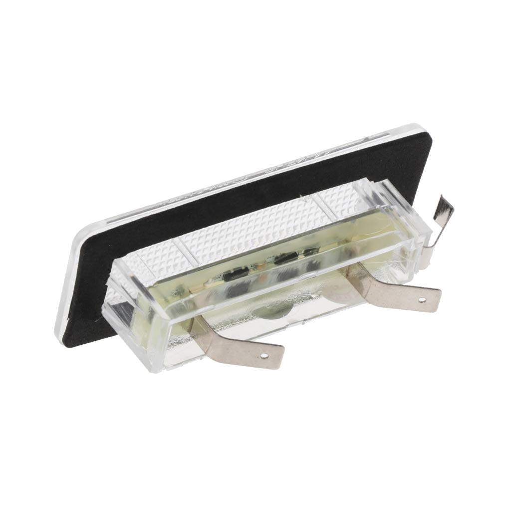 Yctze 2 Pezzi Luci Targa LED 6000K 2W Per Smart Fortwo W450 W451 W453 - Lampadine Per Auto Sostituzione Diretta, 50000 Ore Di Durata