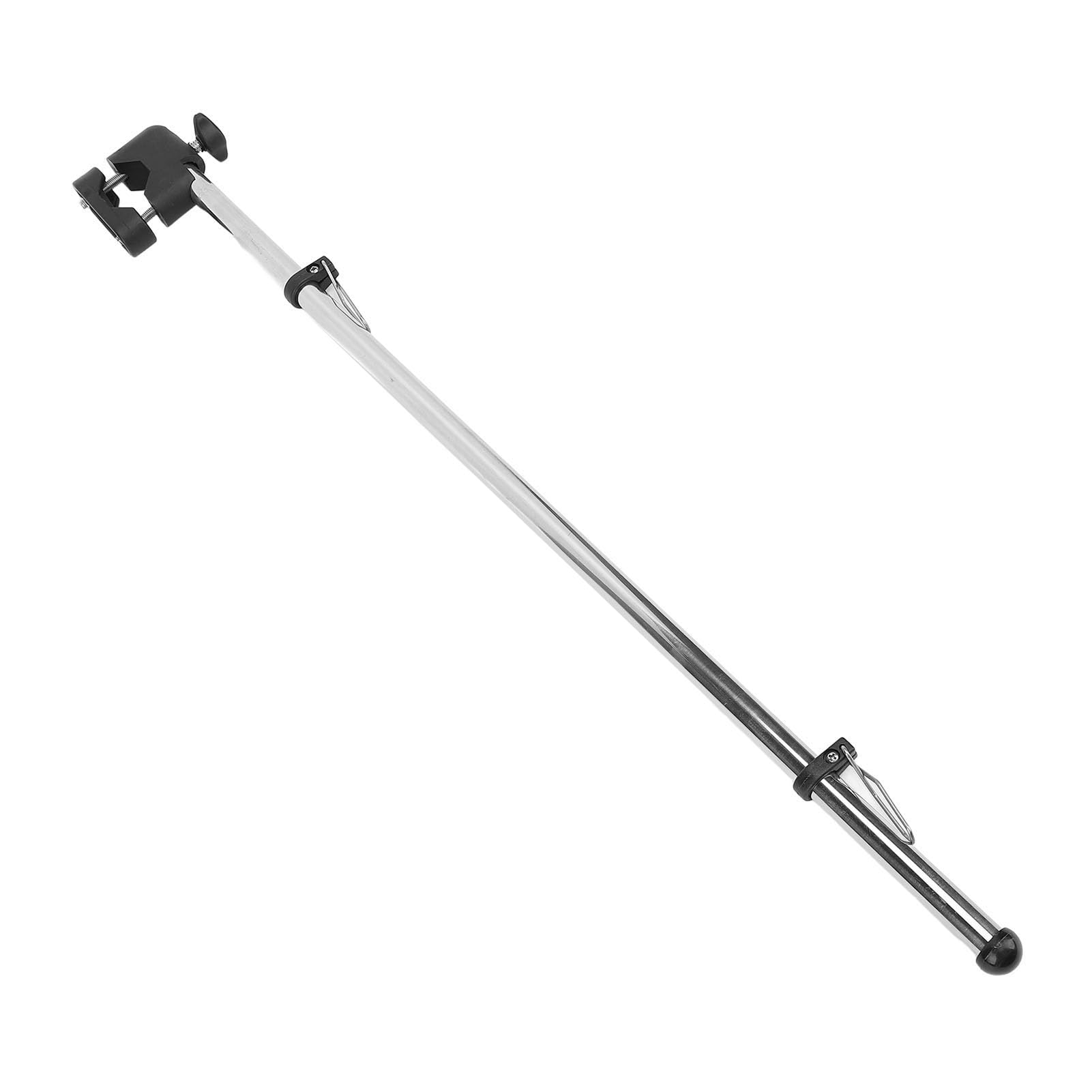 Yctze Asta de Bandera para Barco de 533,4 Mm, Asta de Bandera para Barco FL Montada en Riel de Acero Inoxidable 304, de, de Marina, Soporte de de Acero Inoxidable, Abrazadera de Montada en Riel, de