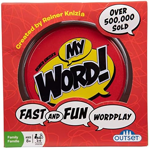 My Word! The Card Game of Fast and Fun Wordplay - in a Travel Sized tin - for 2 to 6 Players Ages 8 and up by Outset image 5