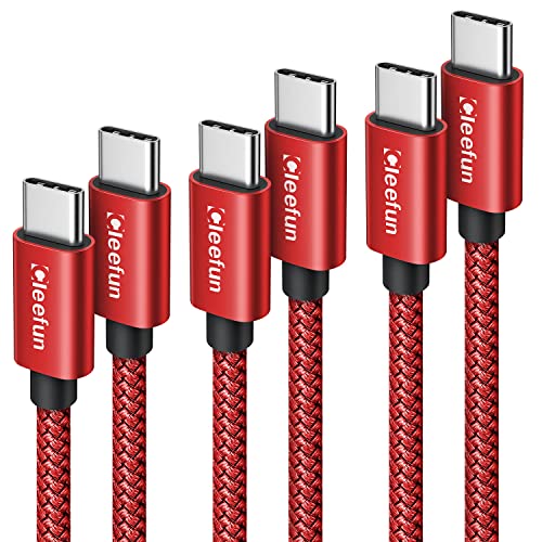 USB C ケーブル【3本セット 0.3m+1m+1.8m】タイプc ケーブル PD対応 60W急速充電 USB C to USB C 2.0 ケーブル iPad mini 6 2021、MacBook、iPad Pro 2018、Galaxy S23 Ultra S23 S22 S22 Ultra S21 S20 Tab S8 S8+ S8 Ultra 5G、Pixel等USB-C機種対応の商品画像（Amazon）