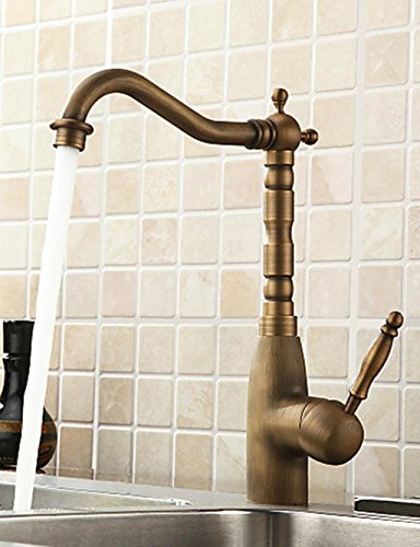 Antico stile europeo ottone rubinetto della cucina...