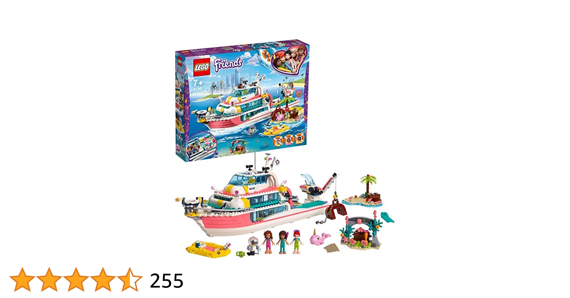 海音 レゴ フレンズ 41381 海のどうぶつレスキュークルーザー