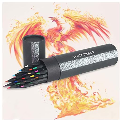 Caja de Lápices de Colores (24 Unidades) Lapiceros para Colorear Libro de Mandalas Adulto Niño Garabatear, Mina Resistente, de Alta Calidad, Perfecto Regalo