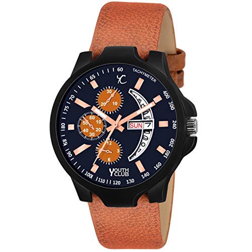 YOUTH CLUB Multi Functioning Attractive Chronograph Watch for Men (B07MV7STW7) Amazon Price History, Amazon Price Tracker