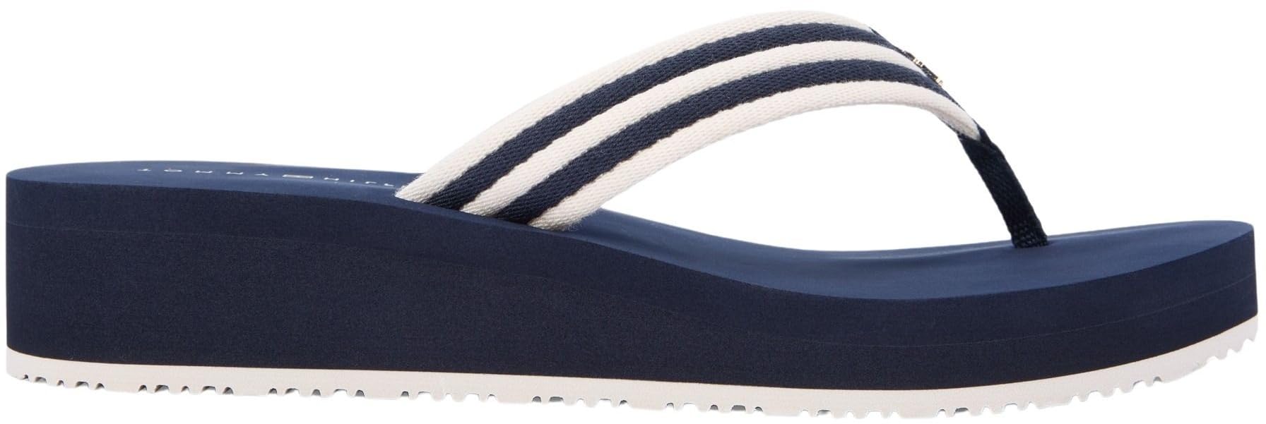 Tommy Hilfiger TH Stripe Summer Sandal Fw0fw09196, Chanclas Mujer
