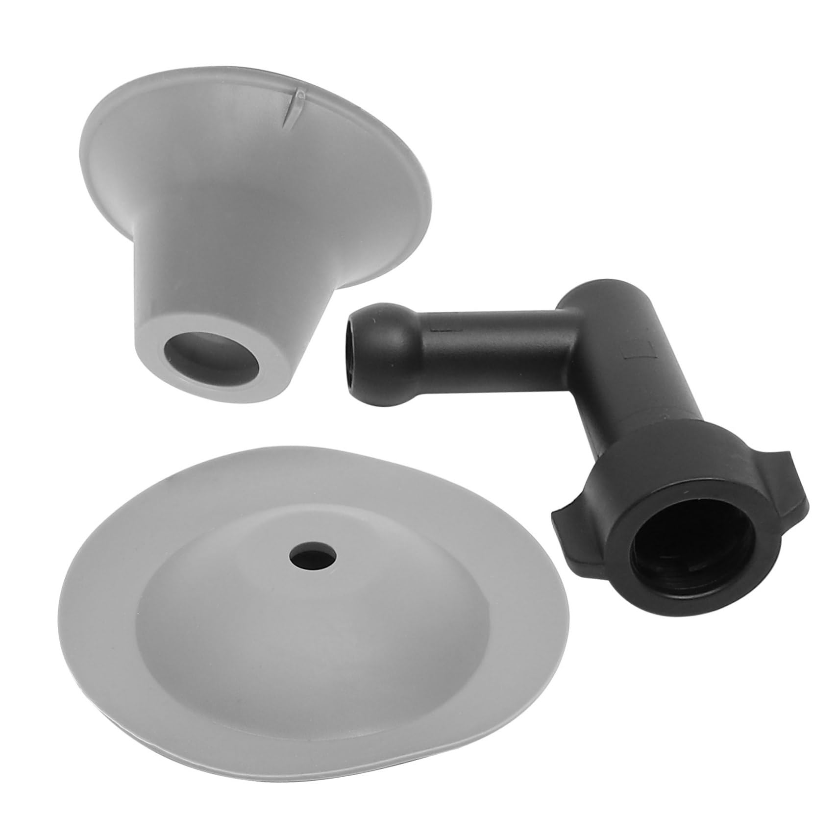 Ventouse pour Déboucher Toilettes Blanc en Plastique Flexible de Toilette