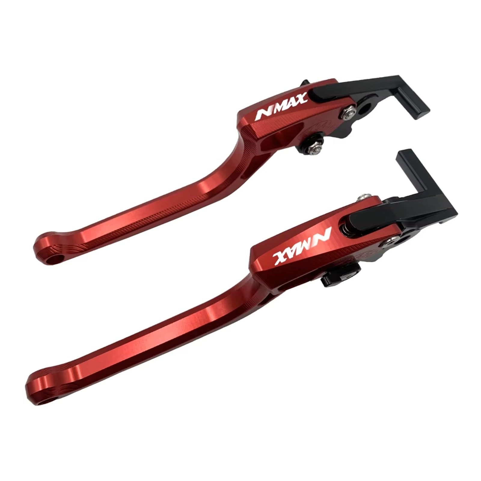 Manetas freno embrague para NMAX 155 y 125 2015-2024 palanca plegable regulable roja