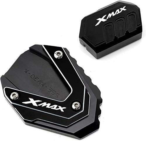 for ya&maha Xmax 300 125 250 400 XMAX300 Xmax250 Xmax400 Motorcycle CNC Column Auxiliary Side Stand Enlarger Kickstand Pad Side Stand Kickstand