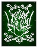 Marco: No Póster de arte pop clásico de anime de los santos del zodiaco Saint Seiya Rozan Dragon, pintura en lienzo, impresiones de pared, imagen for habitación, decoración del hogar(2,30X40cm Unframed)