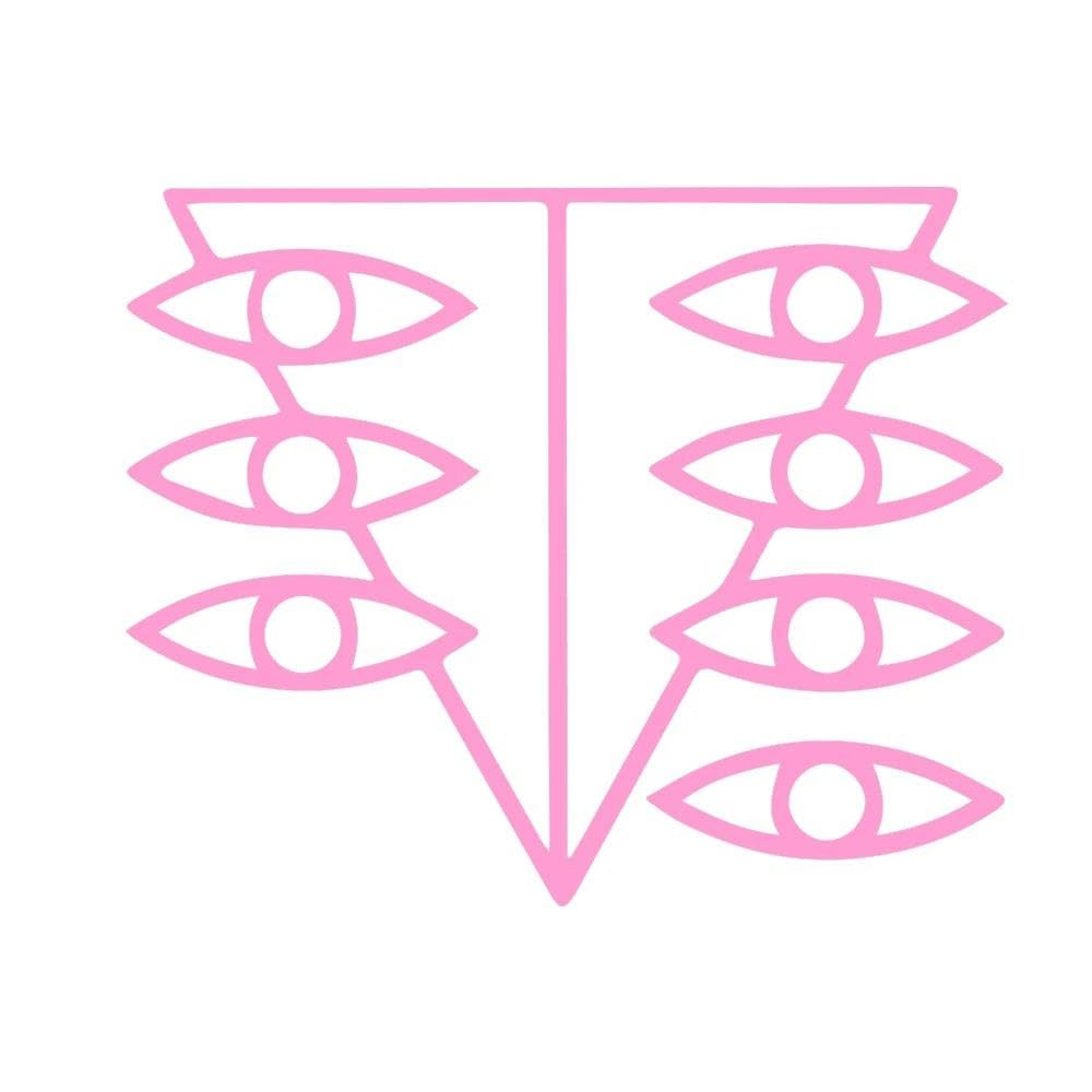 Bertdcx Softpink Auto Accessory Car Vinyl Decals Windows Bumper Stickers Decoration Accessories(Softpink)