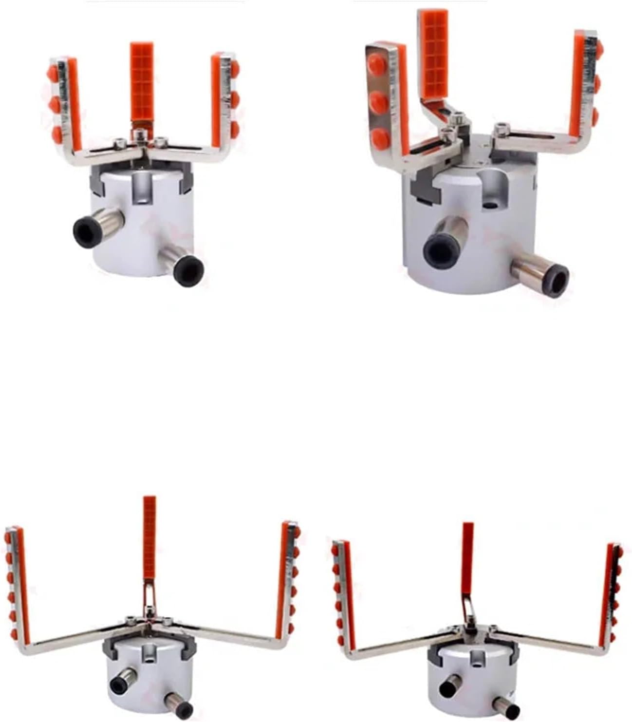 Finger cylinder parallel clamps pneumatic gripper MHS3-20/25/32/40D (Color : 11)