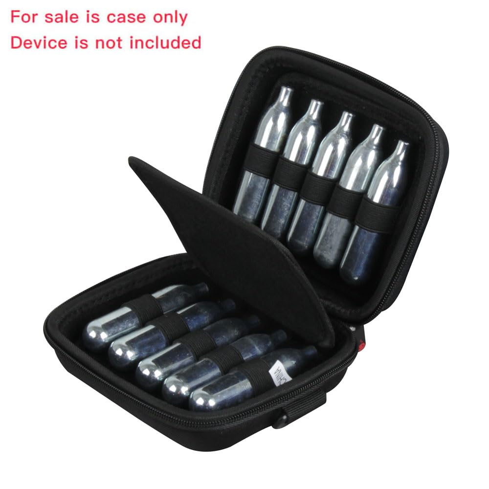 Hermitshell Hard Travel Case Fits Crosman/Umarexss/Blue Flag CO2 Cartridges12-Gram (Case for 10-Pack)
