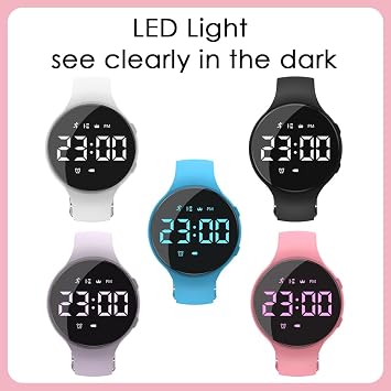 Fitness Watch (No Need App) Pedometer Watch for Calories, Distance, Step Counter for Walking Mens Womens Digital Watch Waterproof Sports Watch Fitness Tracker Without Smartphone
