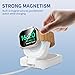 Portable Magnetic Charging Dockr for Apple Watch,Foldable Wireless Fast Charger Stand with 2.3 ft Retractable USB C Cable for Apple Watch Series10/9/8/7/6/5/4/3/2,Ultra/2/SE-Portable Design for Travel