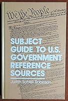 Subject Guide to U.S. Government Reference Sources 0872874966 Book Cover