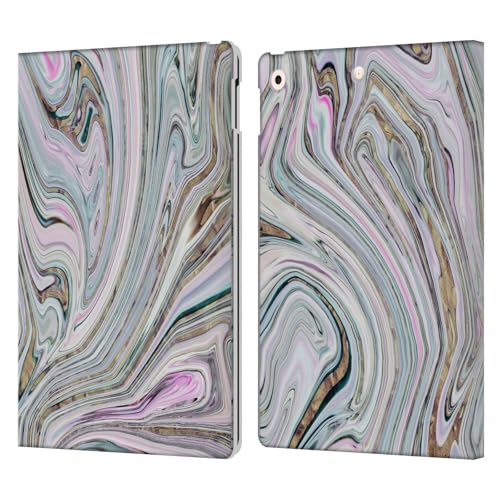Étui portefeuille en cuir iPad 10.2 housse protection antichoc pastel