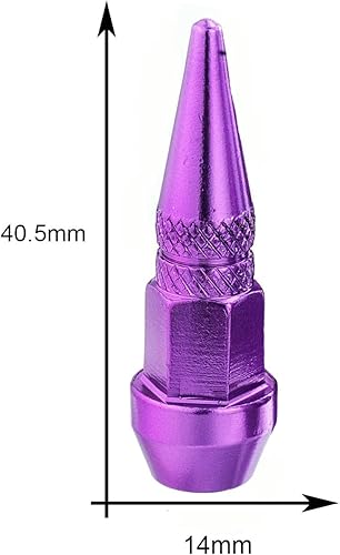 Miniatura 10 de Lunsom Tapas de vástago de válvula de pincho, accesorios de metal para válvulas de neumáticos, se adaptan a la mayoría de automóviles, motocicletas