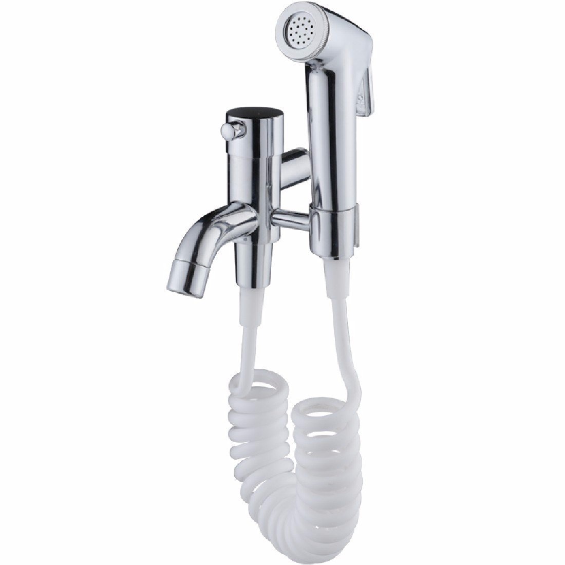 Toque de Mezclador de Fregadero de Cocina, Piscina de Trapeador Que Conduce Al Grifo Alargado de Pared con Limpiador de Inodoro Bidet Bidet Bidet