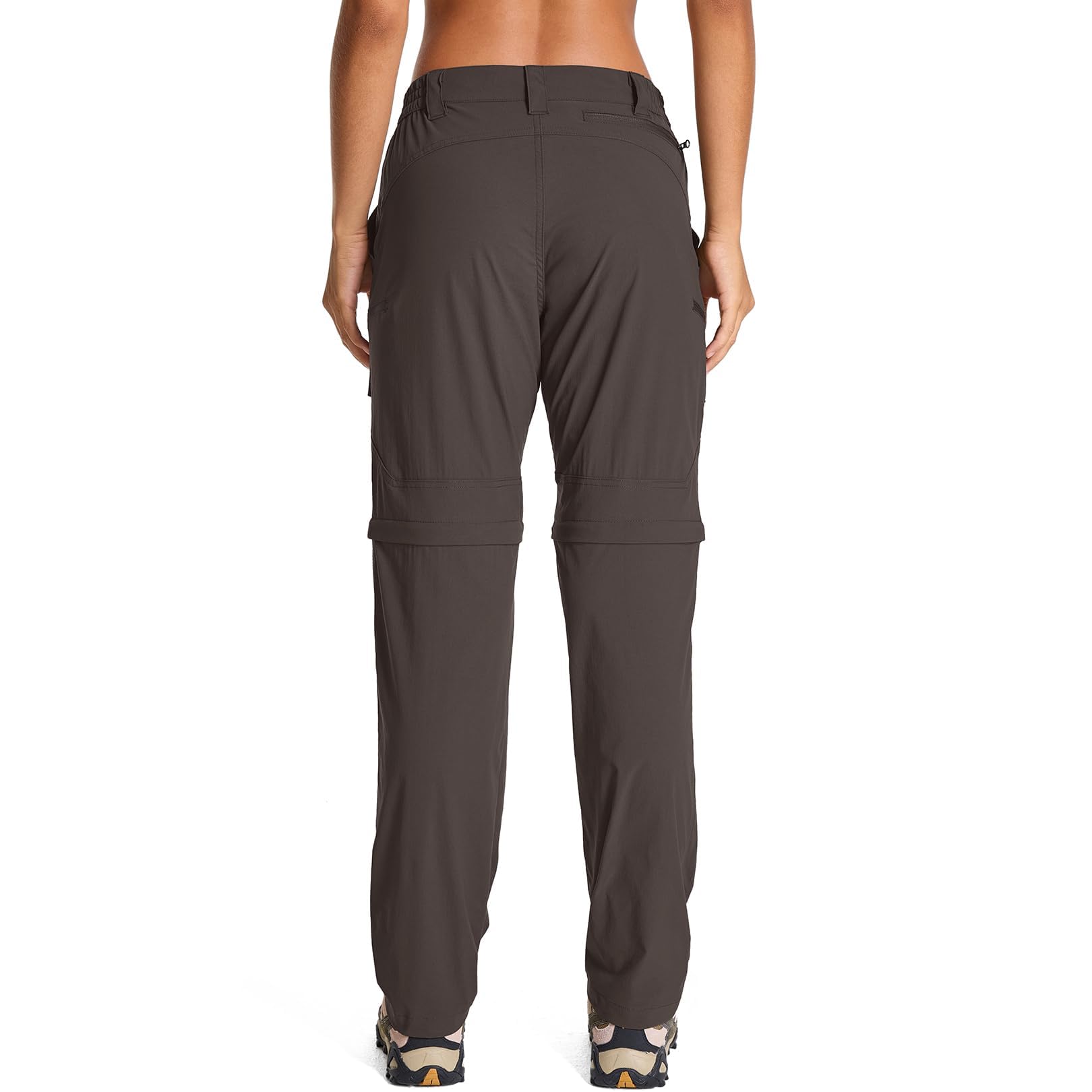Jessie Kidden Pantalon cargo de randonnée convertible léger à séchage rapide UPF 50+ fermeture éclair pour femme