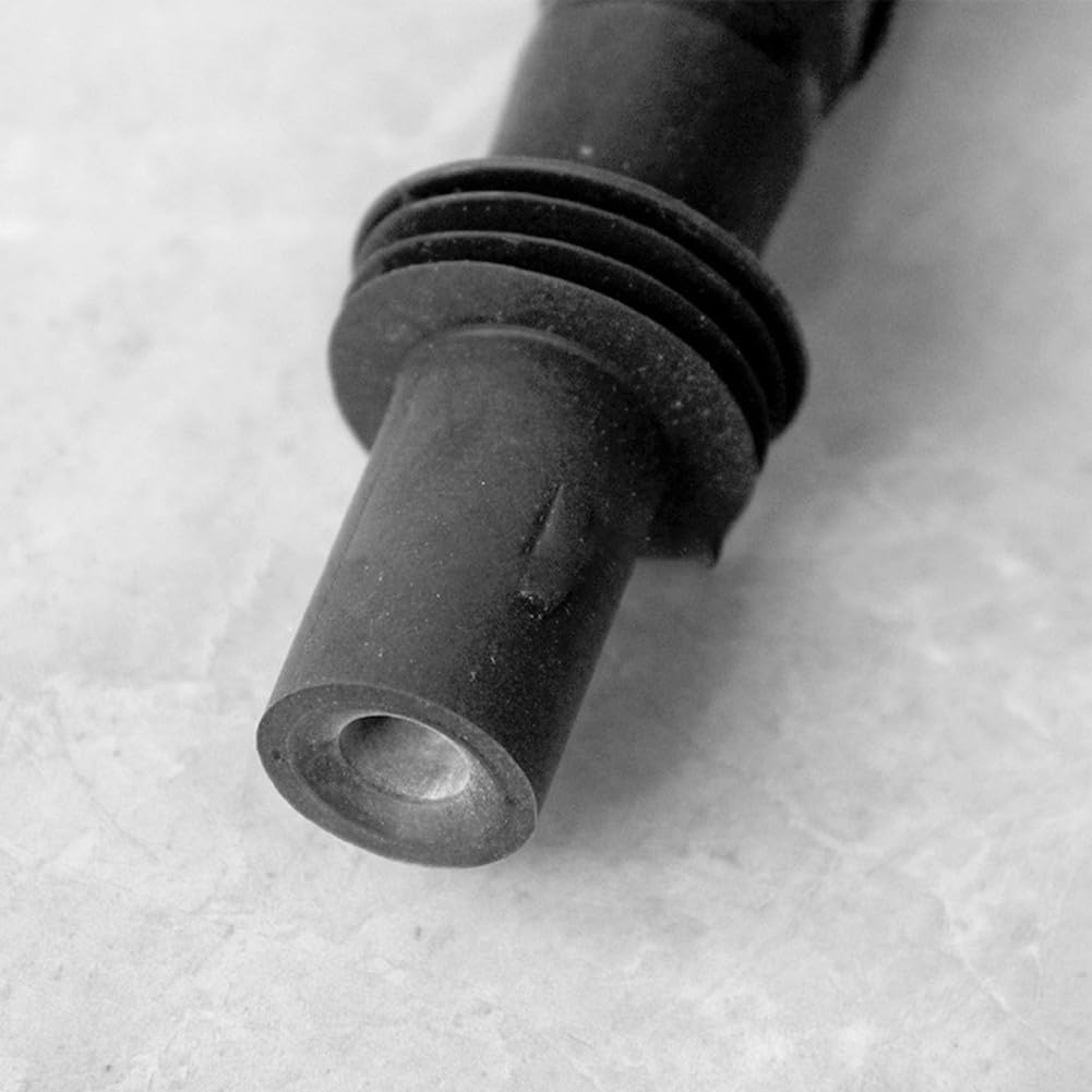Bobina di accensione di ricambio per Citroën C3, DS3, 108, 2008, 208, 301, 308 (OEM 9671214580), costruzione ABS, montaggio diretto, nero