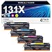 Produktbild HALLOLUX 131X 131A Toner Kompatible für HP 131A 131X CF210X CF210A Toner für HP Laserjet 200 Color MFP M276nw Toner für HP M276n M251n M251nw M276 M251 Drucker (4er-Pack,Schwarz Cyan Gelb Magenta)