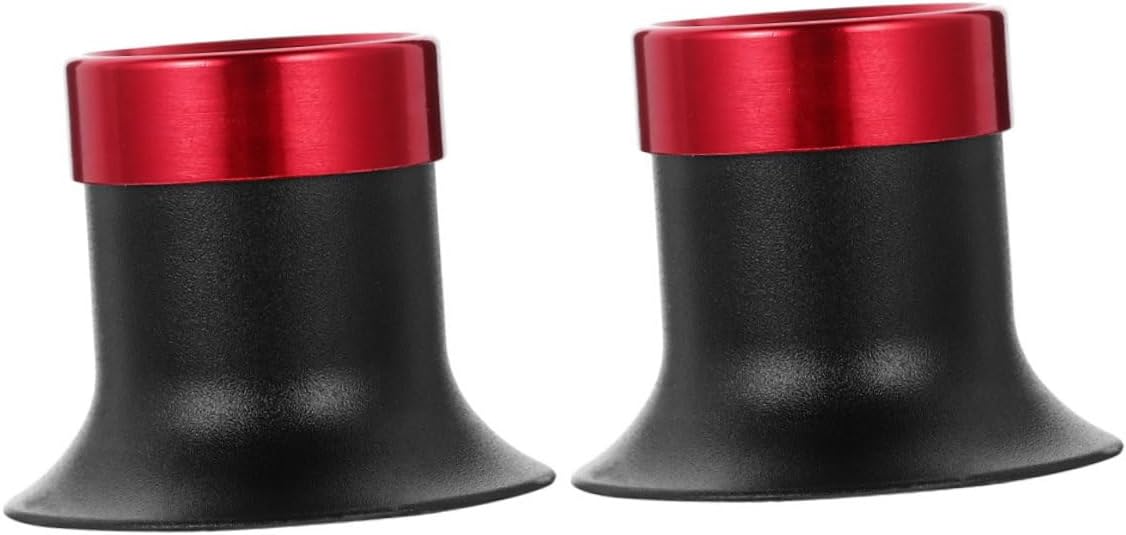 Alipis 2pcs Jewelry Loupe Magnifier 10x Aluminum Alloy Watchmaker’s Loupe Portable Jewelry Lens for Watch Repair and Coin Inspection