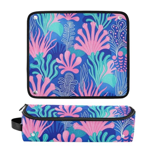 Bolsa de viaje para herramientas de cabello y tapete resistente al calor con cierre y organizador desmontable para rizadores, planchas y estilizadores miniatura 3