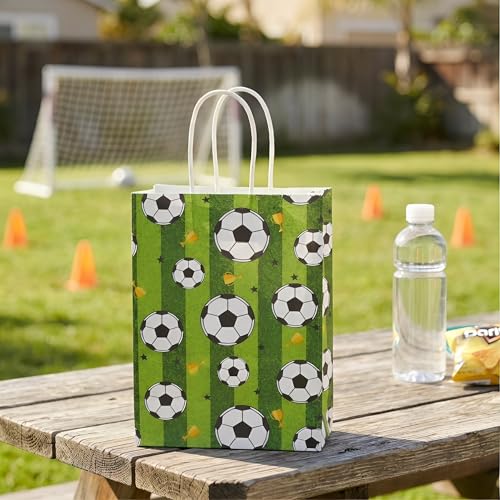 Bolsas de papel verde plegables para evitar roturas en tus compras 5