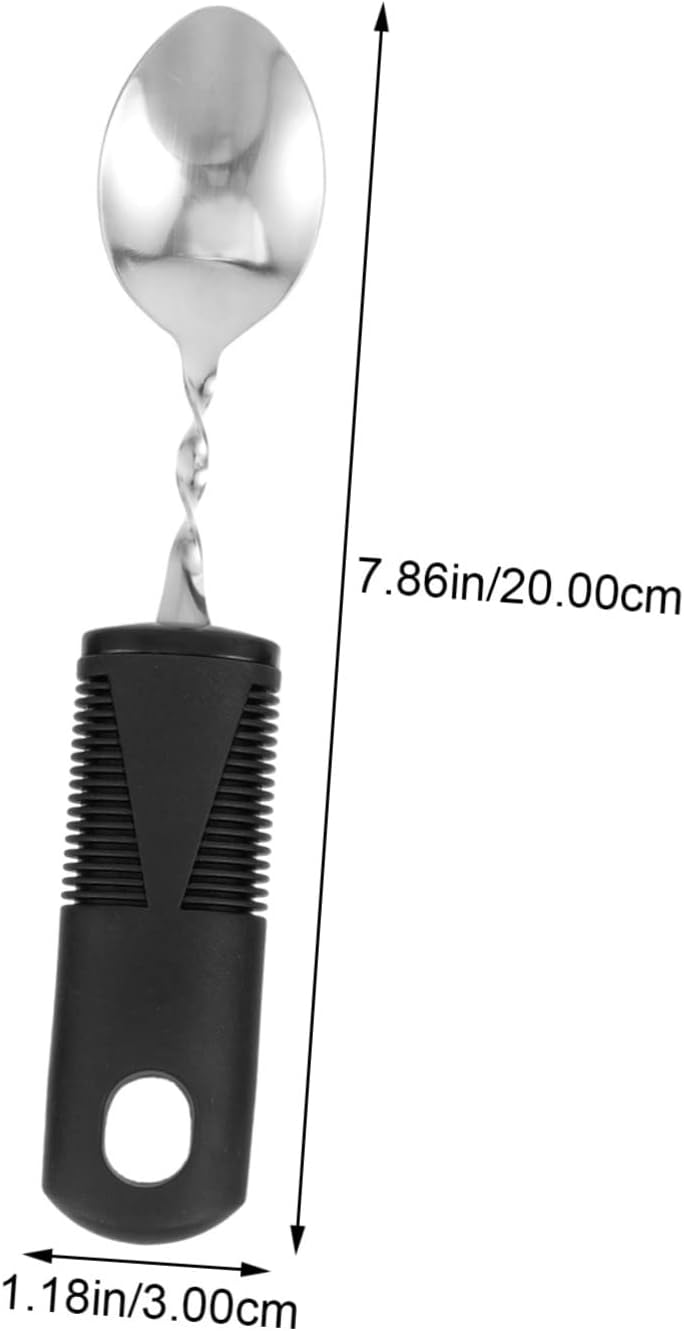 4pcs Elderly Disabled Cutlery Adaptive Utensils Set Portable Camping Forks