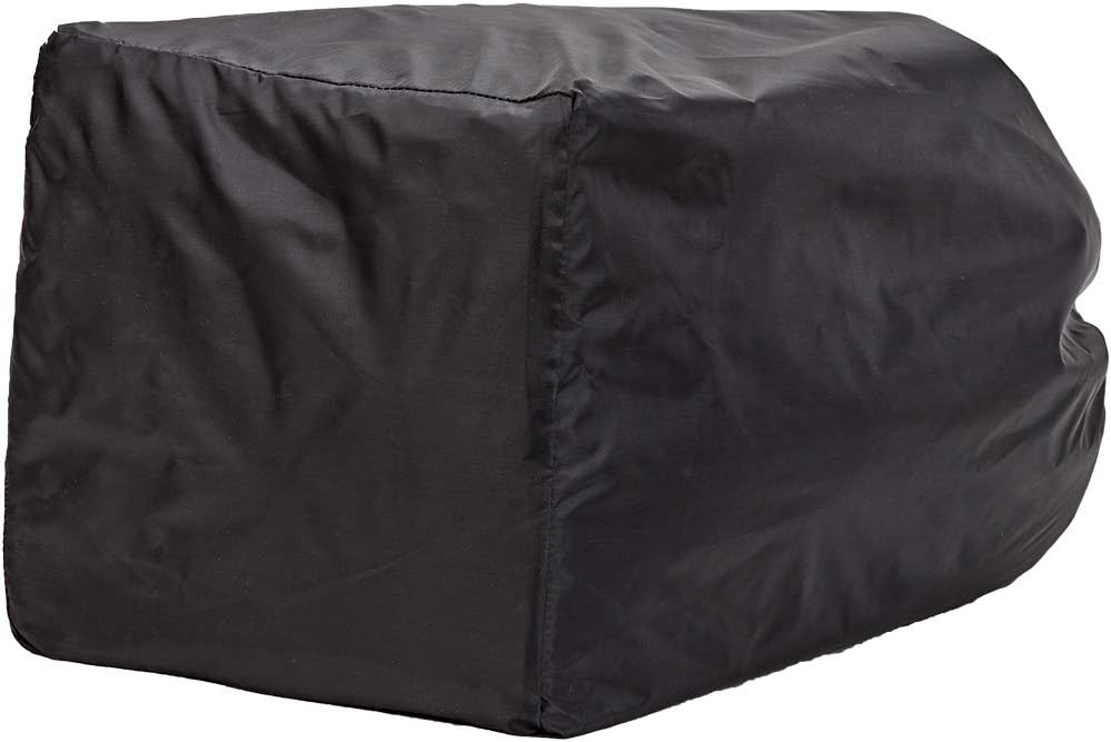 HOMEST 2 Pack Travel Laundry Bag with Handles, Square Base Can Carry Up to 3 Loads of Clothes, Machine Washable Dirty Clothes Storage with Drawstring Closure, Black