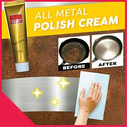 Crema pulidora metálica 3 piezas multifunción 10g miniatura 2