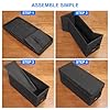 CD Storage Box, CD Storage CASE, 4PACK, Black #3
