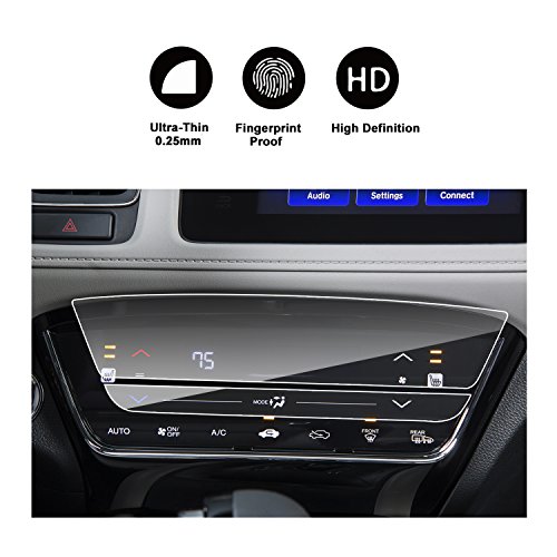 [2 Pack] 2016 2017 2018 EX EXL Climate Control Anti-Glare Screen Protectors, RUIYA PET Center Touch Screen Protector (2 Packs Air Conditioning Display Screen Protector)