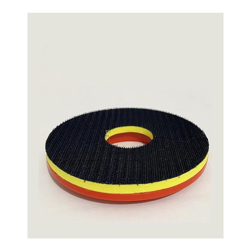 Platorello di supporto adattatore Snail Lock 5 pollici 125 mm in plastica for tamponi di lucidatura Disco di supporto con gancio e anello(3 piece)