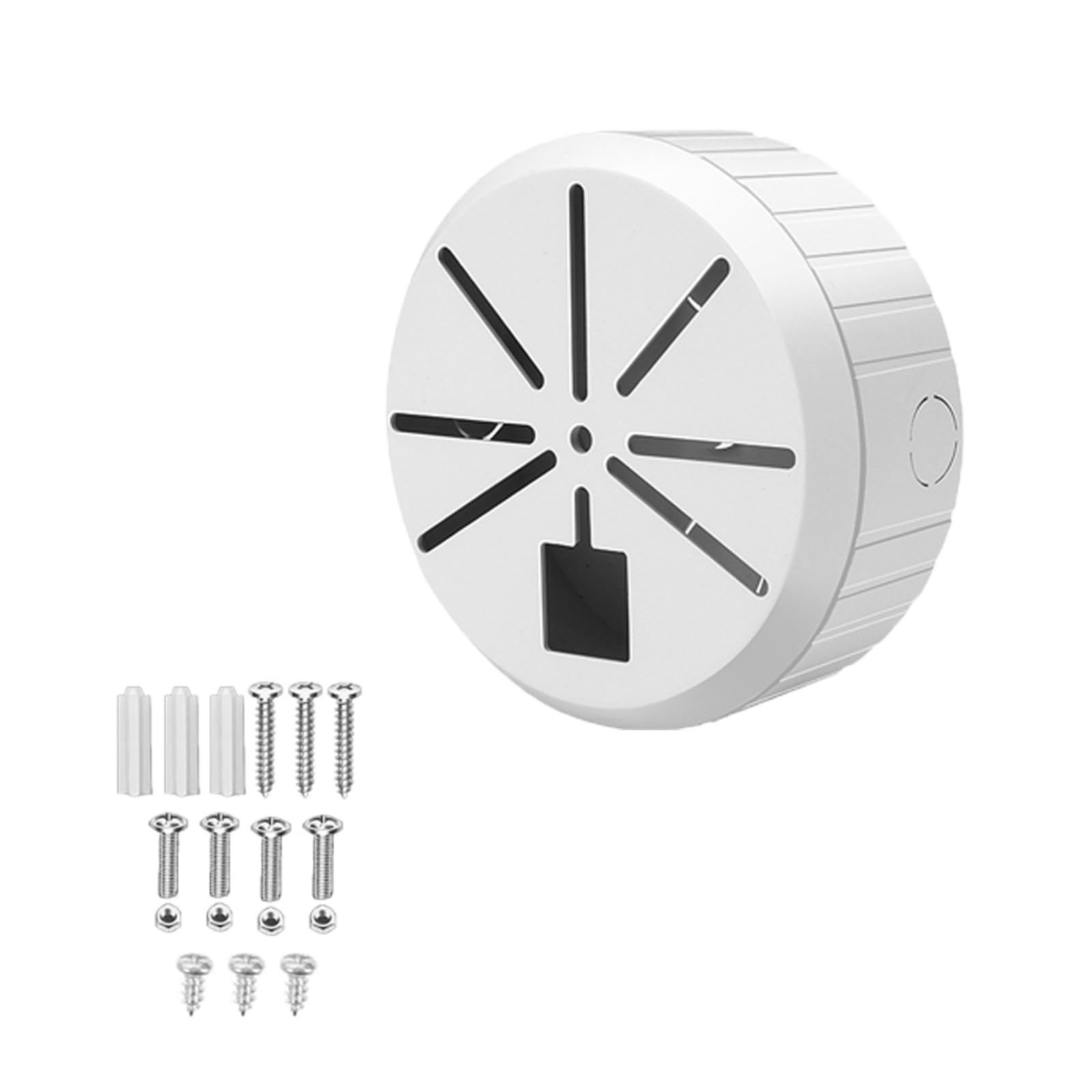 TOP-MAX Lot de 2 supports muraux universels pour caméra dôme - Étanche - Fil caché - Pour intérieur/extérieur - Système de surveillance de sécurité (B)